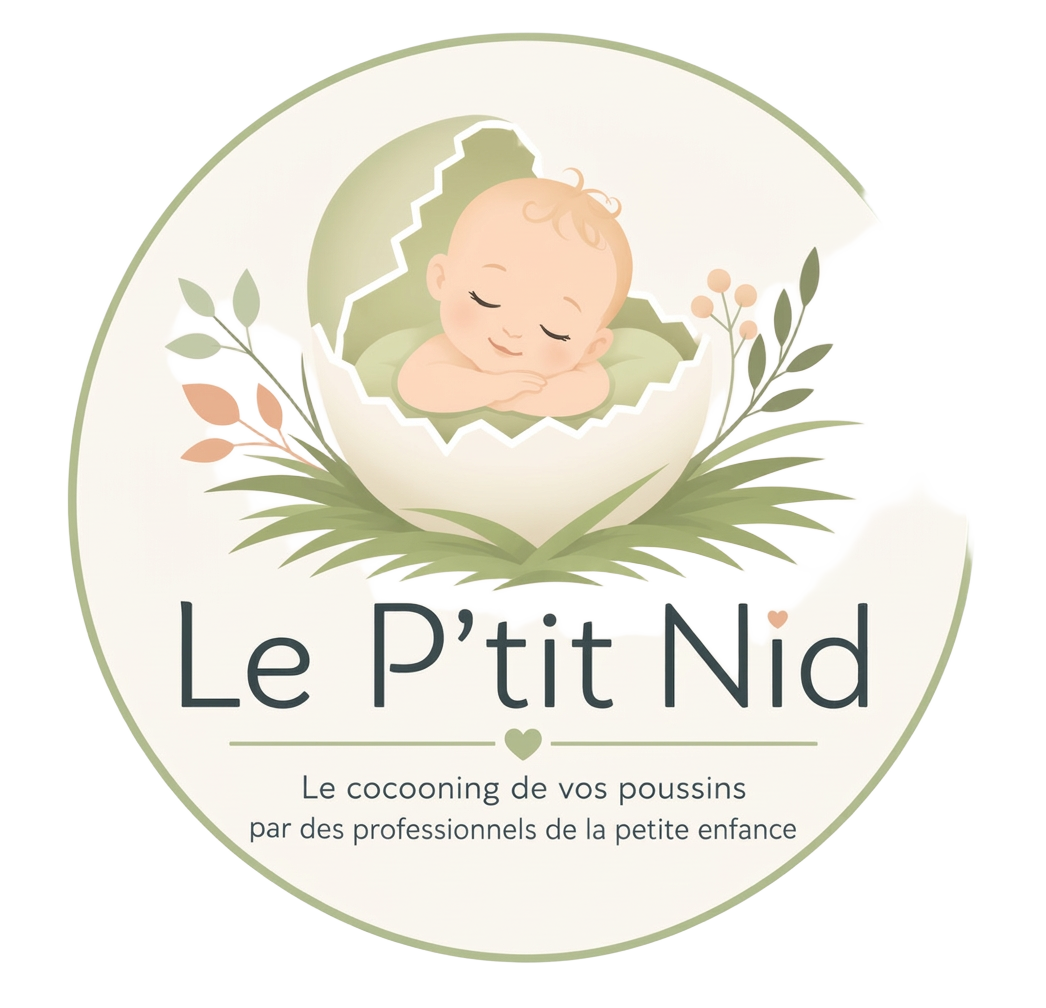 Logo Le P'tit Nid — Le cocooning de vos poussins